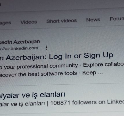 Linkedin azerbaijan login or sign up page