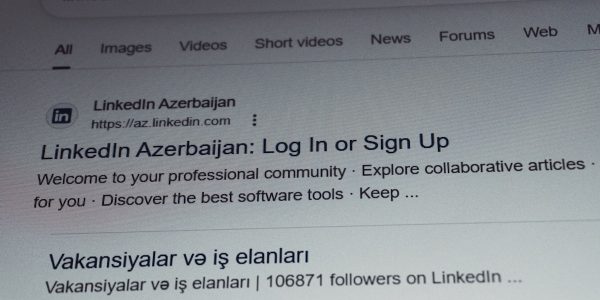 Linkedin azerbaijan login or sign up page
